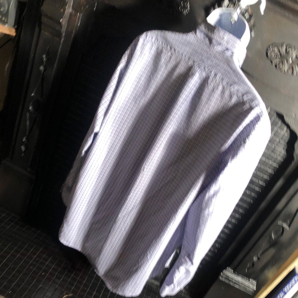 XL Polo by Ralph Lauren Men’s Navy Plaid Oxford - Picture 5 of 7